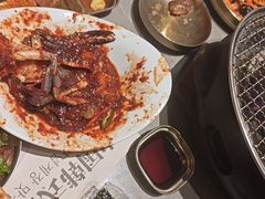 -草家酱蟹炭火烤肉店(珲春南路一店)