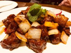 鲜菌黑椒牛仔粒-宋庄魁元艺术餐厅