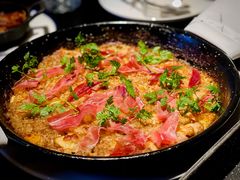 伊比利亚火腿鸡肉奶油芝士饭-C&R西班牙餐厅