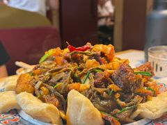 风干排骨土豆炖豆角-十二毡房蒙餐·蒙古包