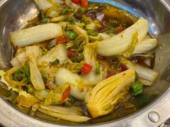 干锅菜花-诺敏塔拉奶茶-布里亚特包子-手把肉(锦都会店)