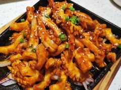 铁板鱿鱼-船歌·鱼水饺青岛菜(金狮广场店)