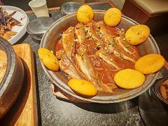 鱼锅饼子-五谷丰登农家院·地道胶东菜·海鲜烧烤(威海店)