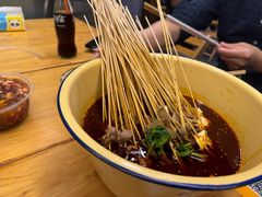 -拈签一笑黄牛肉辣卤串串