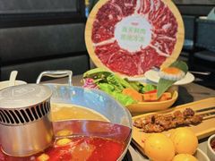 特色全牛鸳鸯锅-左庭右院鲜牛肉火锅(新梅广场店)