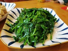 清炒豌豆尖-山茶云南菜(中关村店)