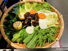 蔬菜拼盘-尚尚仙·酸汤猪手·猪肚鸡火锅(华联万柳购物中心店)