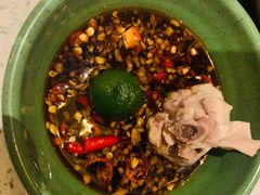椰子鸡必配调料-润园四季椰子鸡火锅(海上世界店)