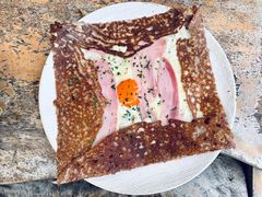 巴黎火腿鸡蛋芝士蘑菇可丽饼-RAC BAR(安福路店)