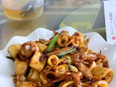 酱爆鱿鱼筒-明记海鲜大排档(巽寮湾店)