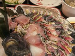 生鱼片-九华山酒店温泉