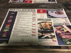 菜单-HIGH FIVE哈福手工汉堡(桂林路店)