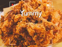 蒜香酱油无骨炸鸡-包装马车·韩国料理·포장마차