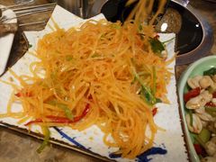 炝土豆丝-金太阳海鲜烧烤·本地人餐厅(东纬路旗舰店)
