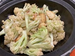 堂烹虾酱有机花菜-狮王府淮扬菜(新街口友谊店)