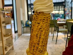 烤玉米冰tea凌-茶是一枝花泡茶店