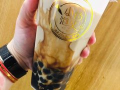 黑糖珍珠奶-小鱼泡芙