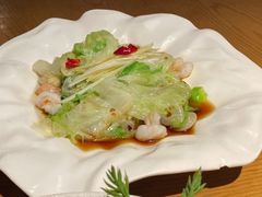 虾仁白灼西生菜-奉天小馆·非遗东北菜(沈阳万象城店)