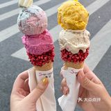 成都新店🥹哭着说好吃！！💕棉花糖gelato！！！