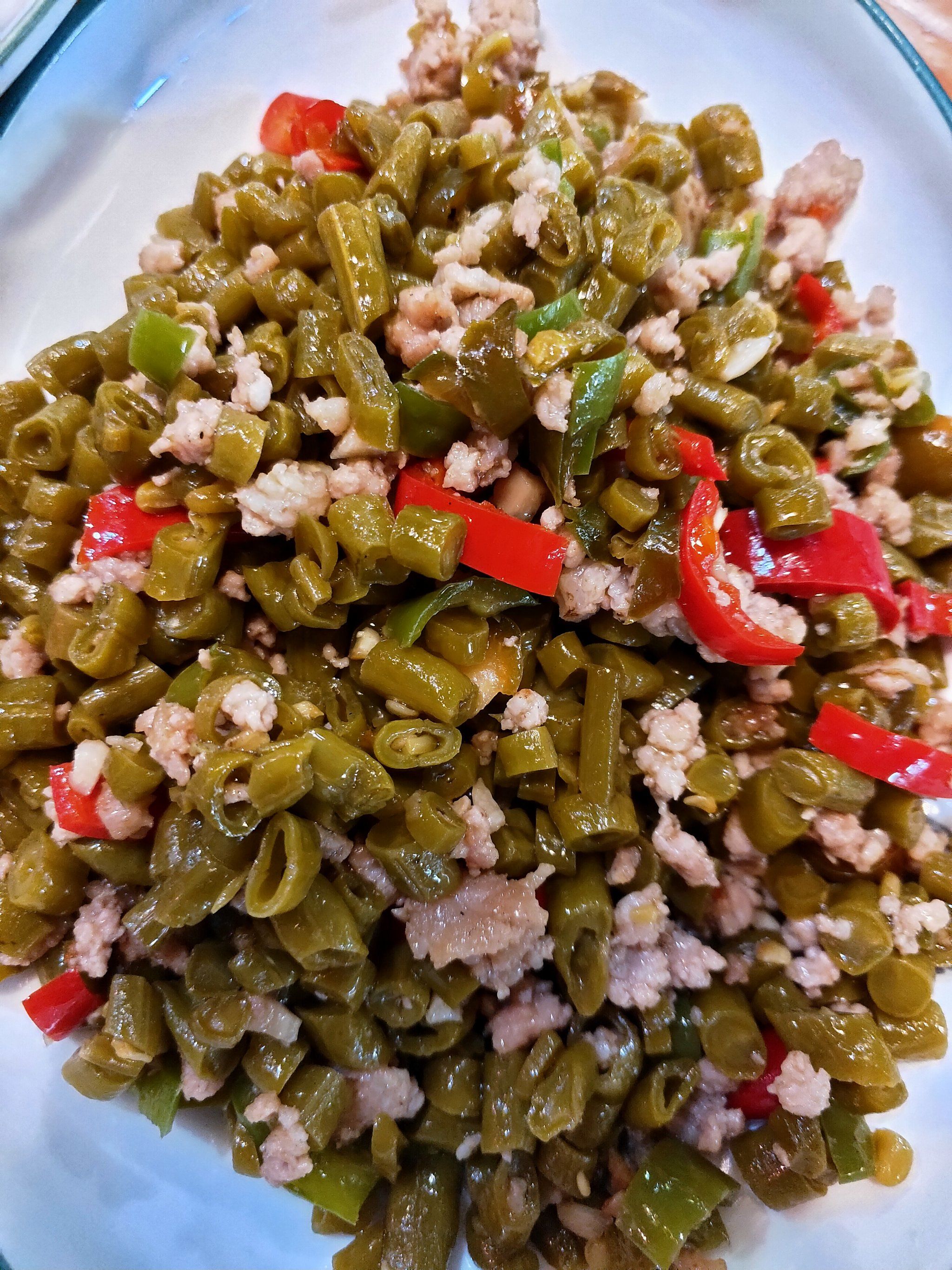 健康吃货的豆角肉丁