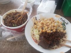 花市豌杂面加牛肉-花市豌杂面(民生路店)