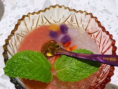 草莓酱手搓冰粉小芋圆-浩海火燒雲傣家菜(芮欧百货店)