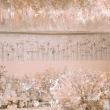 婚礼上自然流露的幸福感让现场更有温馨浪漫的氛围