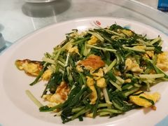 东北蒜苗炒蛋-苏师傅菜馆(上沙店)