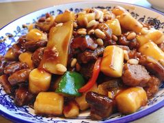 松子牛肉炒年糕-兔爸私家小厨(新北万达店)