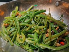 干锅扁豆丝-绿茶餐厅(昌平悦荟店)