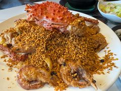 避风塘帝王蟹深海虾九肚鱼三宝-日昌餐馆(亦庄店)