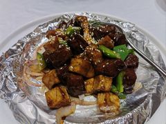 黑椒牛仔粒-霞客居酒店·霞客食府·宁海特色小海鲜
