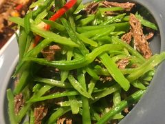 荷兰豆拌黑腐竹-薇酌饮·陕西菜(南门外店)
