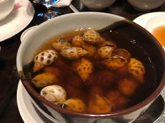 古越陈酿煮花螺-杭州西子湖四季酒店·金沙厅