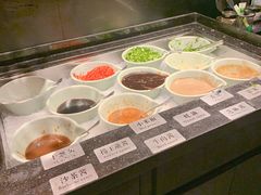 自助调料区-捞王猪肚鸡火锅(财富中心店)