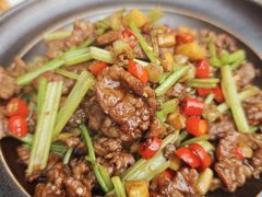 辣炒黄牛肉-小巷餐厅(五大街店)