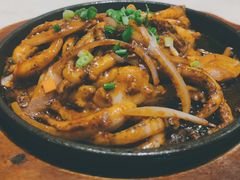 铁板鱿鱼须-韩宫宴烤肉·料理(南京江宁万达店)