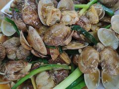 姜葱炒花甲-明记海鲜大排档(巽寮湾店)
