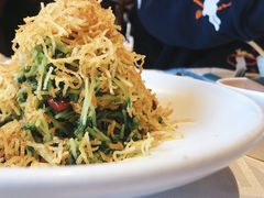 巧拌豆苗-四季民福烤鸭店(王府井灯市口店)