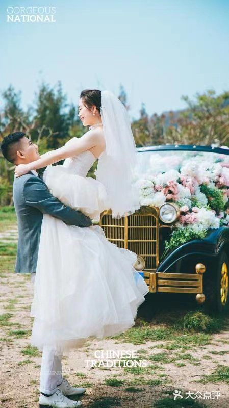 森系清新婚纱照