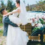 森系清新婚纱照