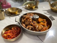 炸鸡配奶油年糕-HOTISLAND海鸡岛·韩国料理(江南西店)