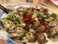 葱油花蛤-龚海宝· 烧烤· 羊肉原切挂糊更好吃(庄市店)