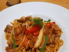 野菌鸡肉意面-菲滋意式餐厅(西湖文化广场店)