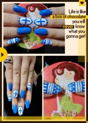 点击看大图 糖果指甲造型-光SPA科技美肤