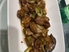 -海派美食·家宴海鲜青岛菜·石锅鲽鱼头(东方城店)