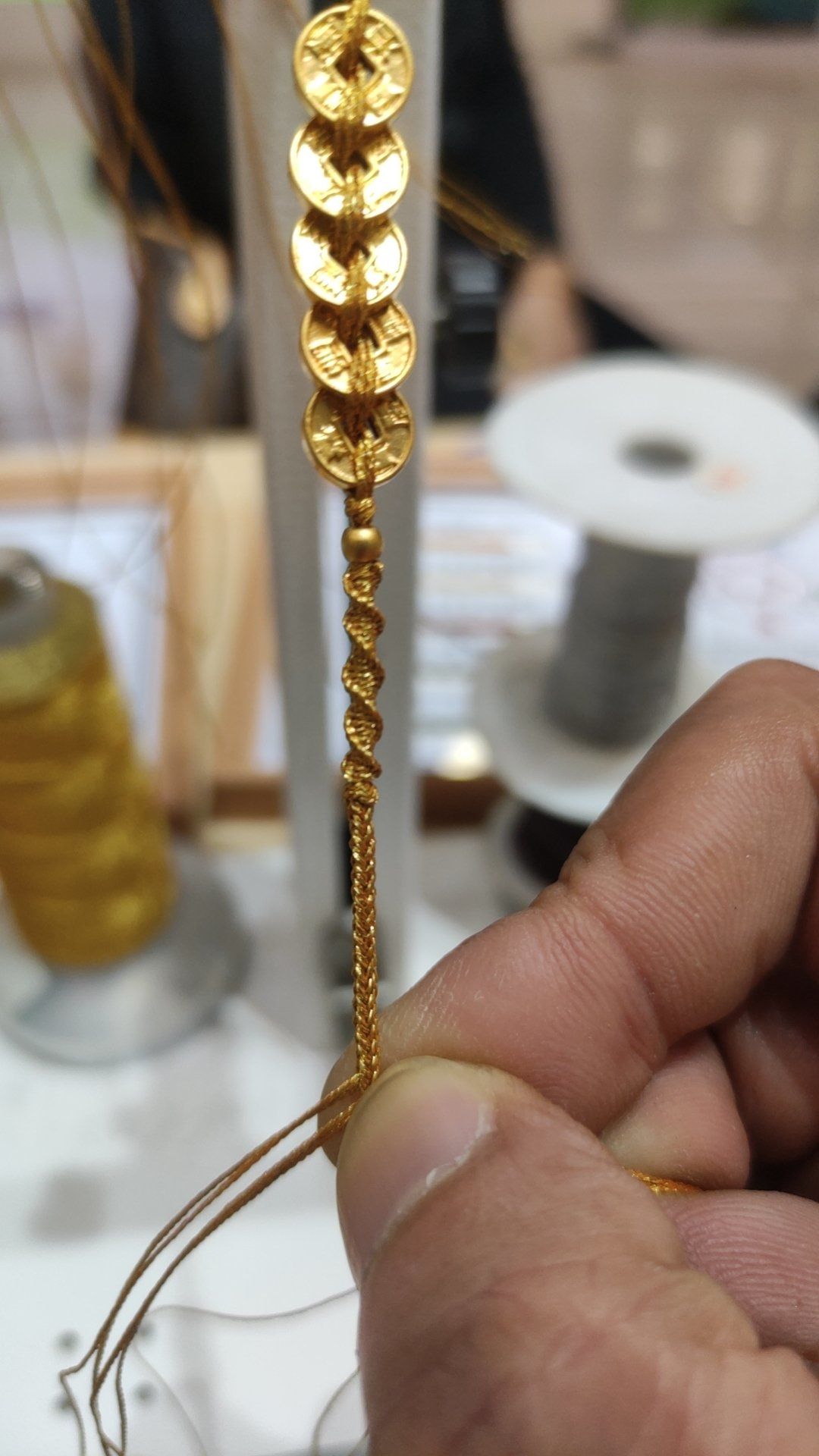 纯手工编绳 #穿串