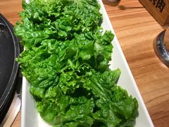 包肉叶生菜-小米烤肉-泥炉炭烤(常营店)