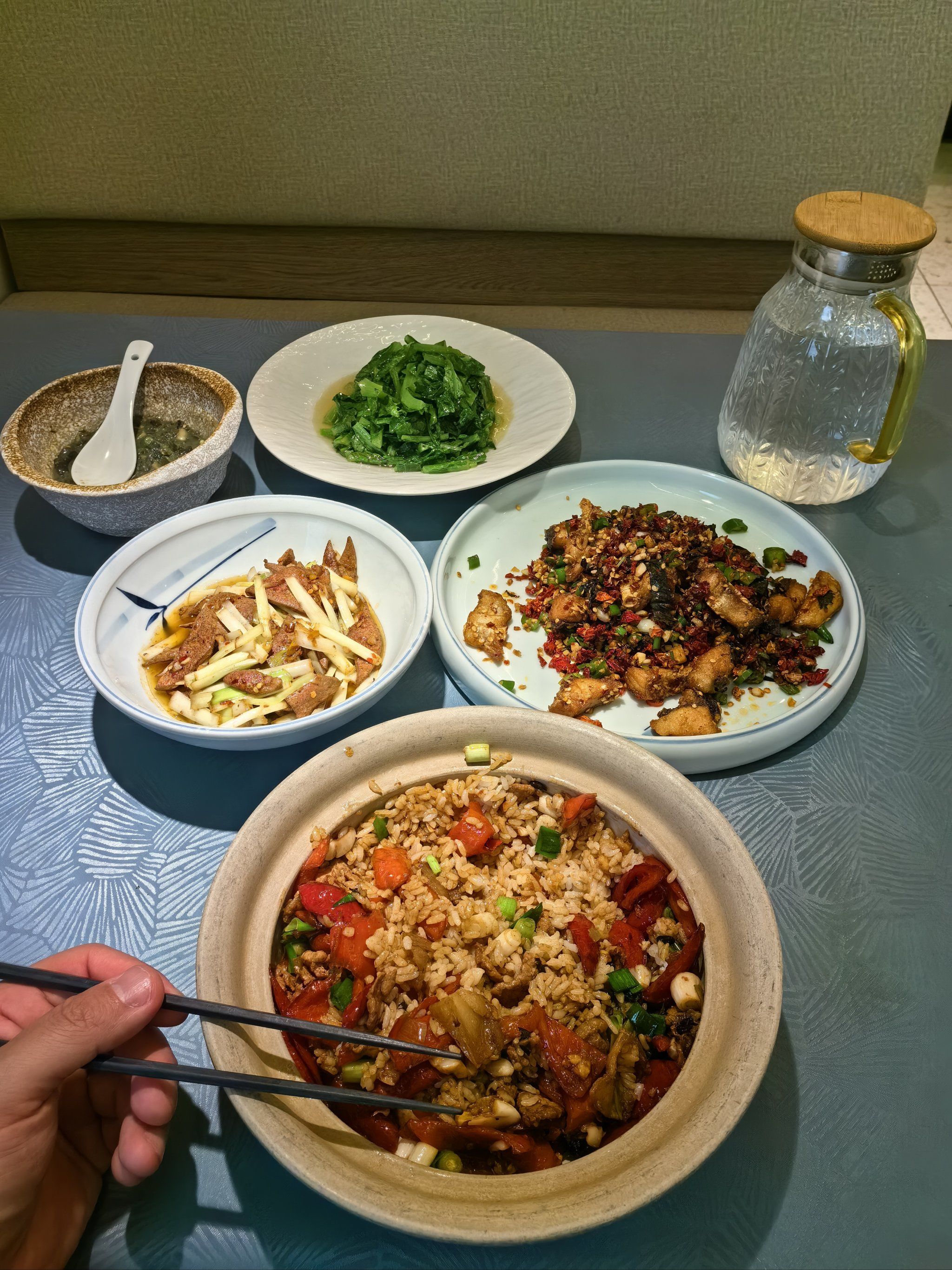 一人的湘菜过瘾午餐