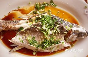 Salt-Oil Ginger Steamed Grass Carp